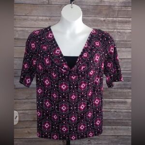 George Blouse Short Sleeve - Size XL (16/18)